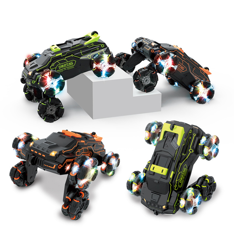 RC Stunt Car Toy Kids Gravity Hand Gesture Radio Control Toys Drifting Colorful RC Car With Music And Light