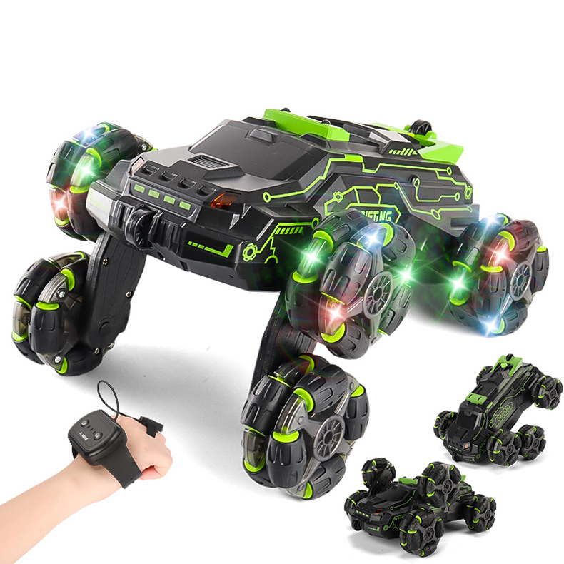 RC Stunt Car Toy Kids Gravity Hand Gesture Radio Control Toys Drifting Colorful RC Car With Music And Light