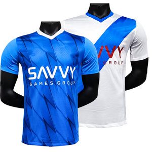 wholesale white color soccer uniforms cheap sports t shirt custom #10 football jerseys sublimated player version soccer jersey