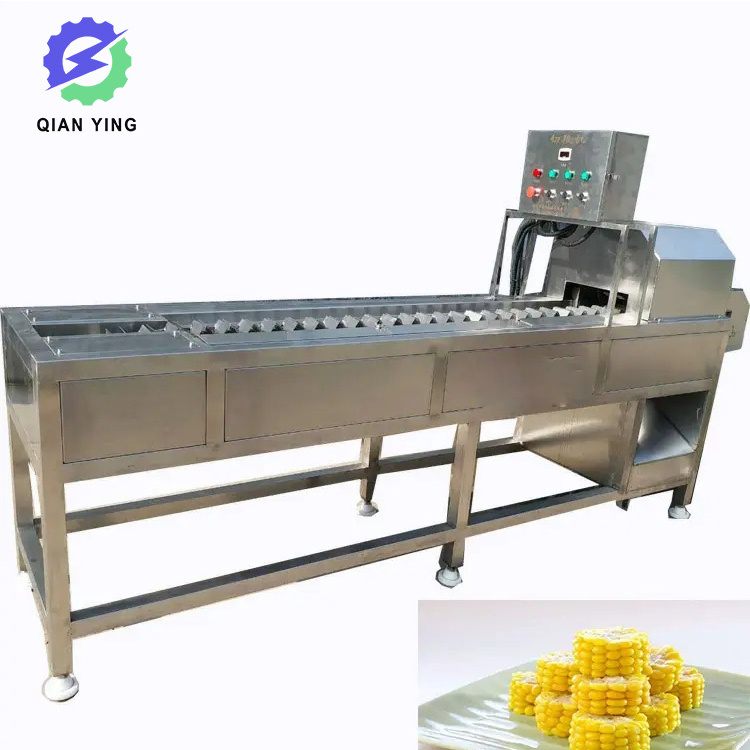 Fresh Frozen Carrot Maize Head Tail Slicer Sweet Corn Sticks Cutter Corn Tail Cutting Machine