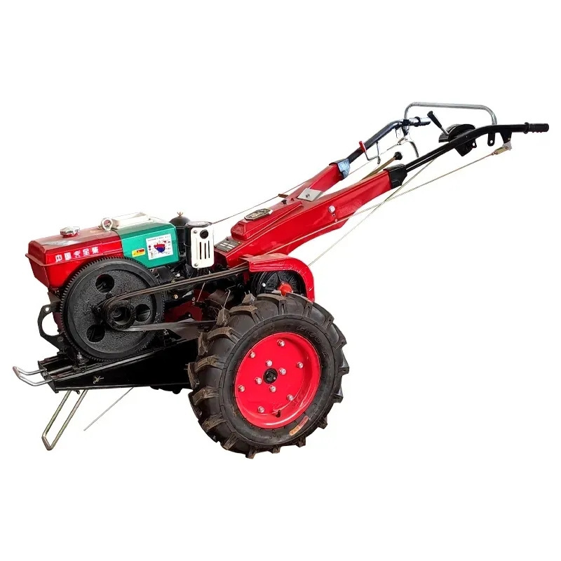 Agricultural Hand New Style Multipurpose Farming Strong Power Hand Push Two Wheel Hand Walking Tractor