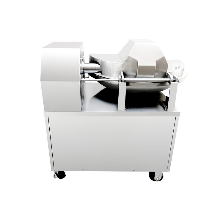 CE Iso Certificated Commercial 40L Bowl Cutter Meat Blades Stainless Steel Bowl Cutter Mixer Meat Bowl Cutter 80L