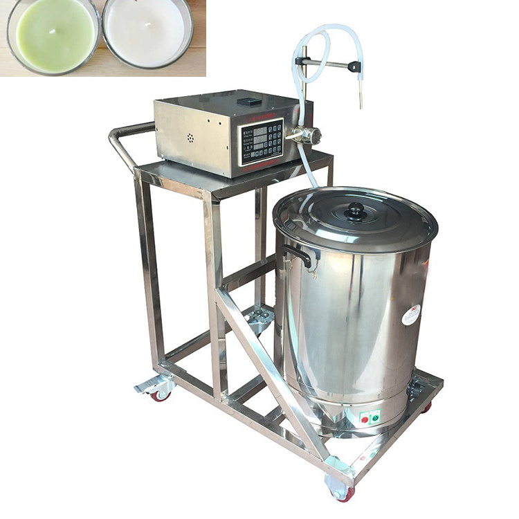 Desktop Semi Automatic Candle Filling Machine Wax Melting Maker Electric Hot Wax Heated Candle Jar Filling Machine