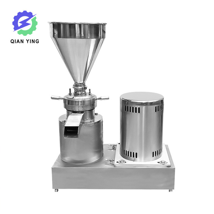 Factory Stainless Steel Peanut Butter Making Machine Tahini Colloid Grinder Vertical Colloid Mill For Mayonnaise / Food