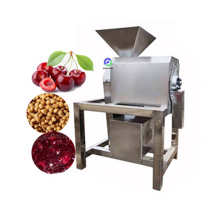 Professional Green dates pulping machine hawthorn fruit pulper tomato paste maker