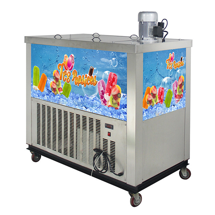 Commercial Frozen Yogurt Machine Stainless Steel 4 Molds Ice Lolly Popsicle Maker Machine