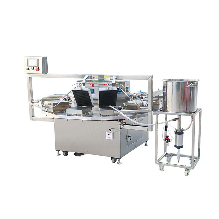 Commercial Egg Rolls Making Machine Automatic Crispy Waffle Roll Snacks Machine Barquillos Making Cooking Machine For Sale