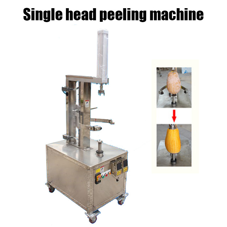 Automatic 120Pcs/H Breadfruit Mango Pineapple Wash Fruit Vegetable Coconut Slicer Peeler Peel Machine For Process