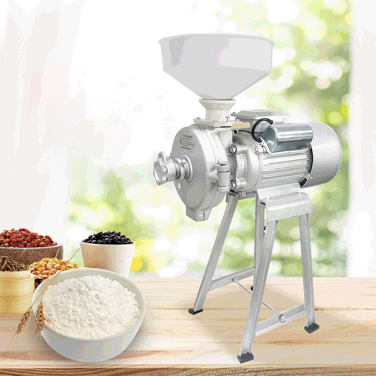 110V 220V Thickness Adjustable Corn Flour Pulverizer Superfine Grinding Machine Grinder Dry And Wet Grain Crusher Mill Machine