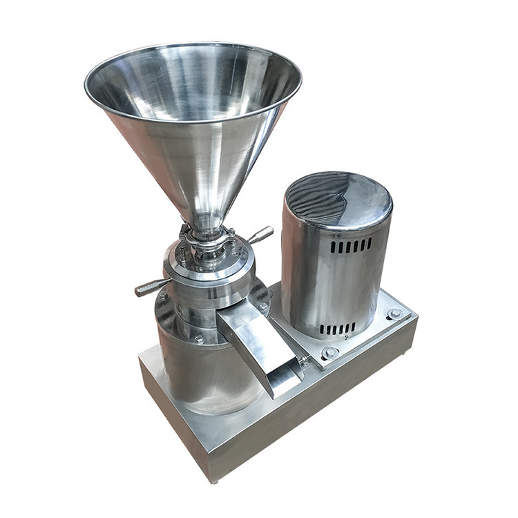 Factory Stainless Steel Peanut Butter Making Machine Tahini Colloid Grinder Vertical Colloid Mill For Mayonnaise / Food