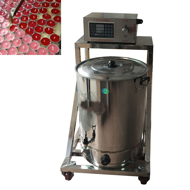 Desktop Semi Automatic Candle Filling Machine Wax Melting Maker Electric Hot Wax Heated Candle Jar Filling Machine