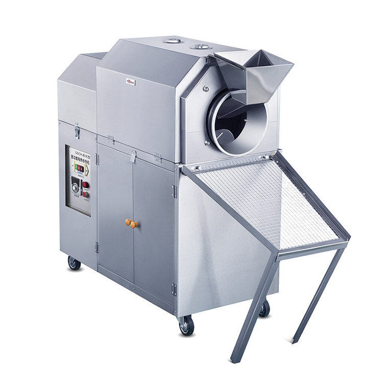 High Capacity Industrial 70-100Kg Hot Air Coffee Roasting Machine 20Kg Capacity Cacao Bean Corn Nut Groundnut Roaster Machine