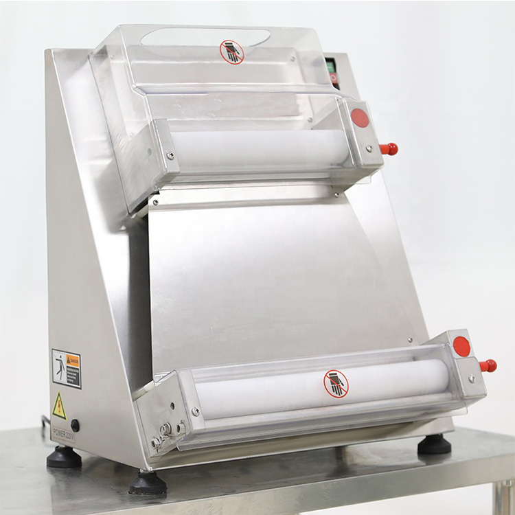 15 12 Inch Electronic Tortilla Roti Pita Bread Dough Flattener Press Machinery Pizza Dough Sheeter