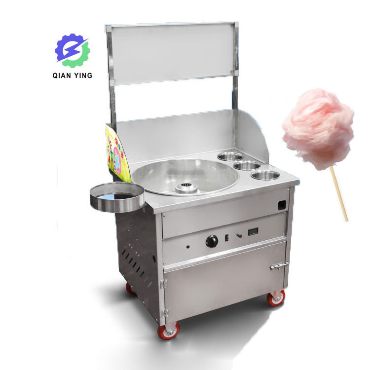 Commercial Electric Gas Flower Cotton Candy Making Full Automatic Cotton Candy Machine