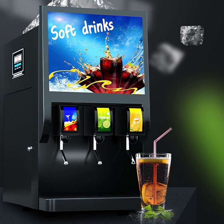 Hot Sales Soda Dispense Drink Machine 9 Bottles Automatic Commercial Freezing Soda Beverage Vending Machine