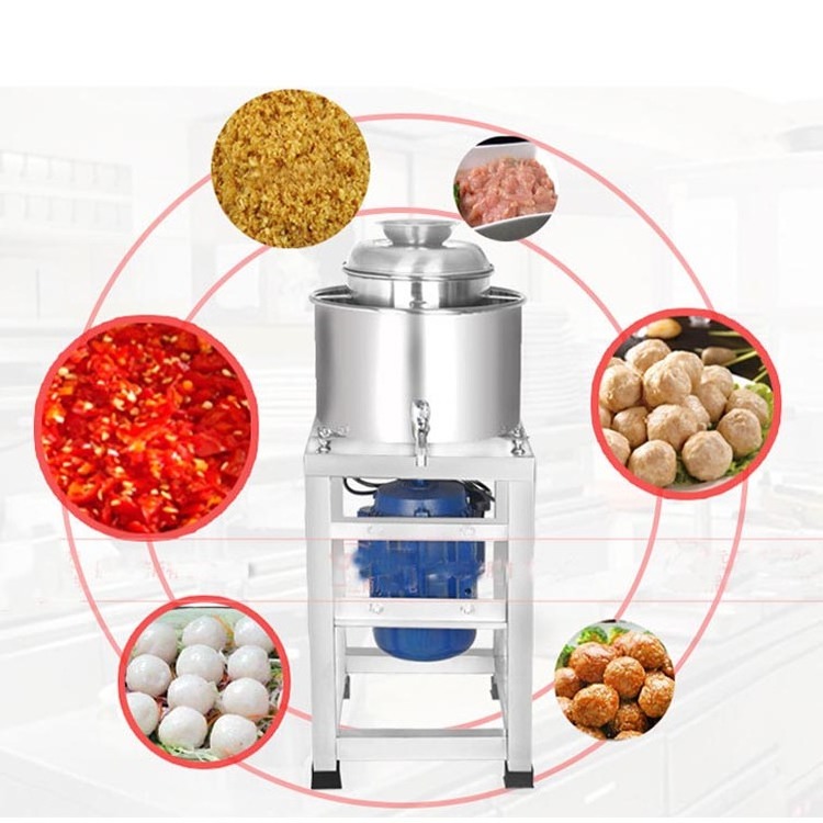 Automatic Horizontal Chili Crusher Machine Meatball Pulping Beating Machine Fish Beating Machine