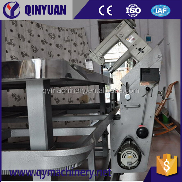 mattress tape edge machine with chain stitch sewing head