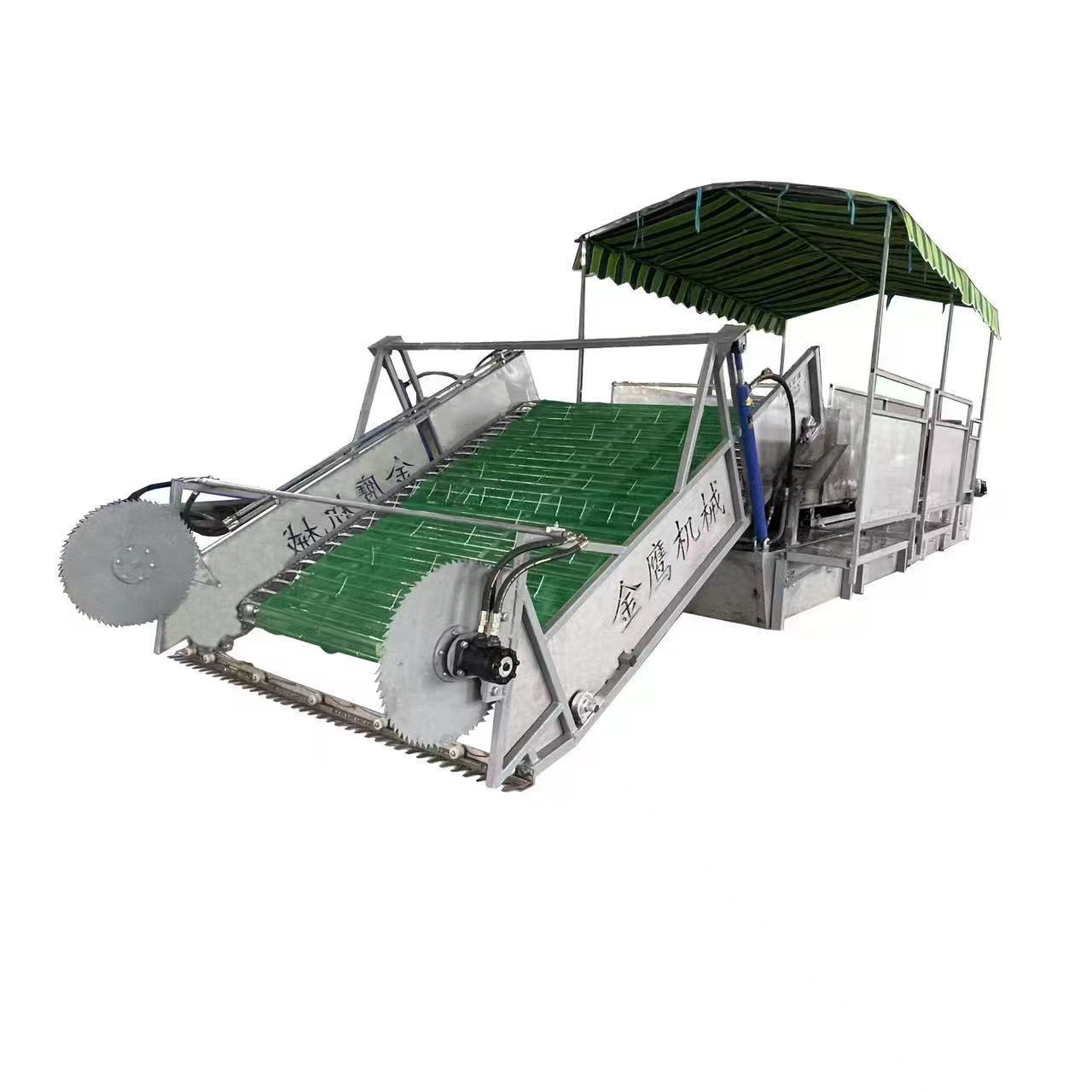 Fully automatic River Cleaner Machine Garbage Cleaning Boat Duckweed Hyacinth Harvester