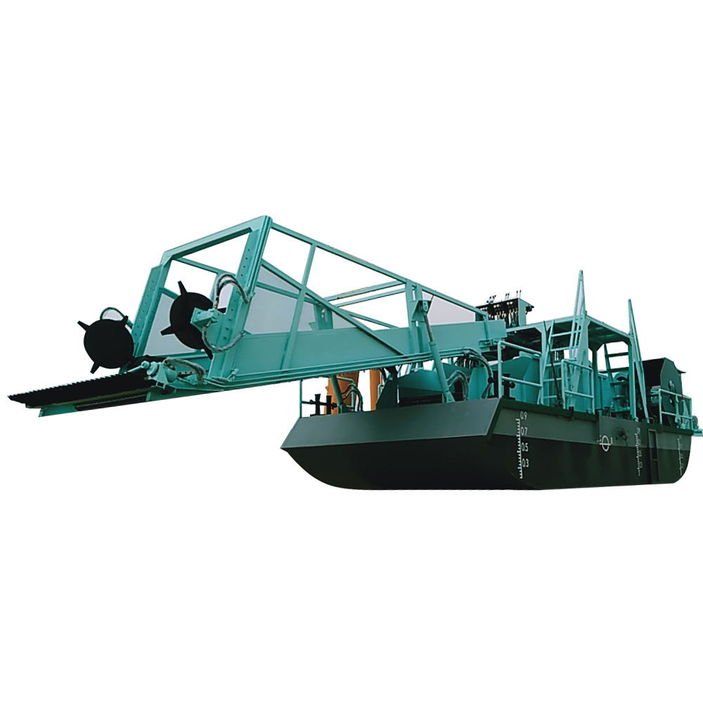 Fully Hydraulic Large-Scale Lake Garbage Cleaning Machine Boat River Aquatic Plants Harvester Machine