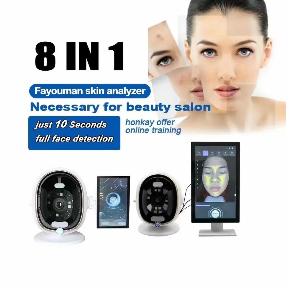 2024 QY New models  Professional Portable Digital 3D Skin Tester Machine Facial Skin Scanner Machine  Smart Skin Analyzer