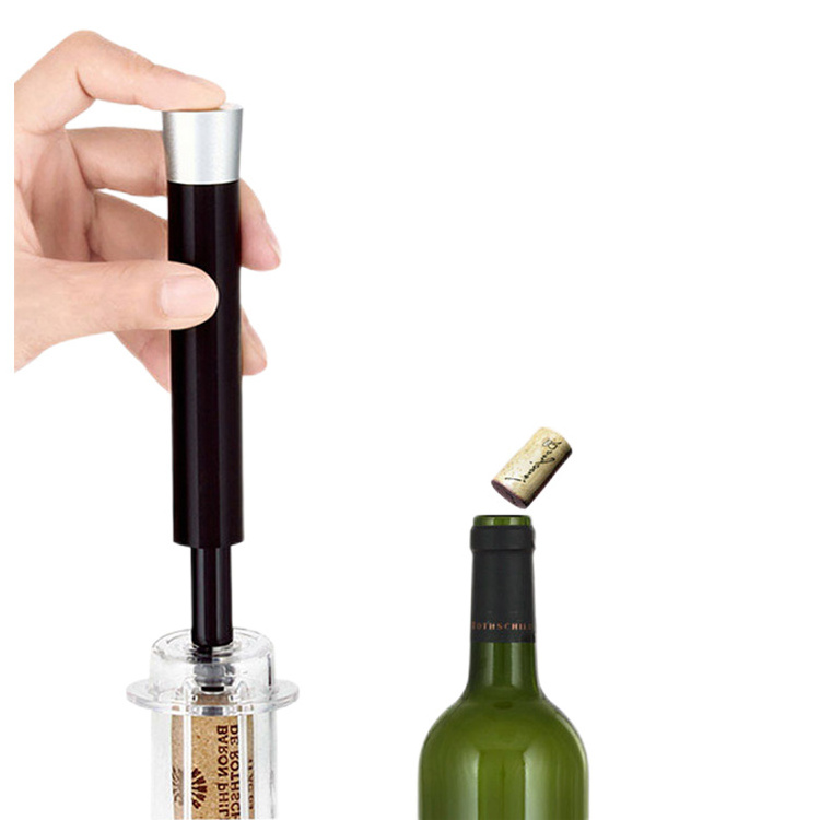 Travel Portable Pocket Restaurant Air Pressure Wine Opener Bottle Corkscrew Metal Air Pump Wine Opener