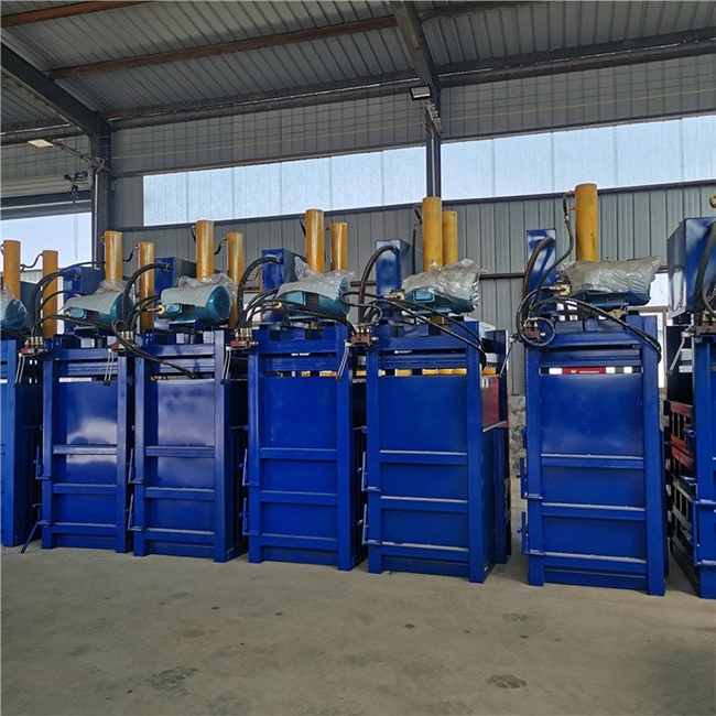 Full automatic vertical hydraulic baler compress rubber tire packaging machine bale breaker in stock