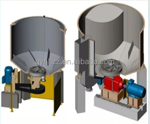 Waste paper recycling line pulper in paper processing machine O hydrapulper D hydropulper