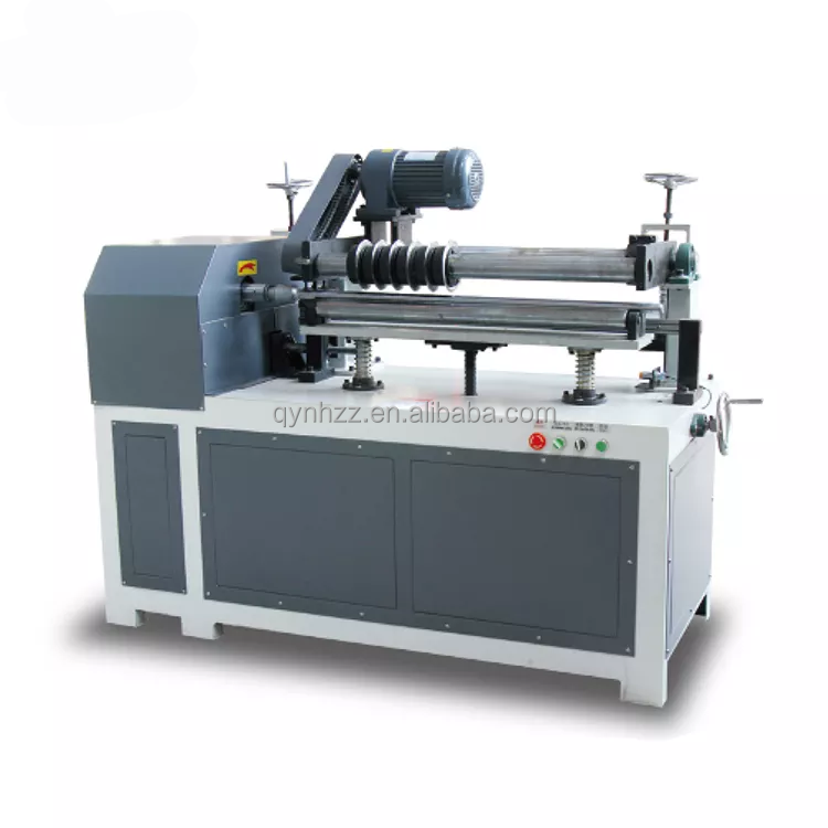 Adjustable cutter length automatic unloading small paper tube cutting machine for short paper pipe