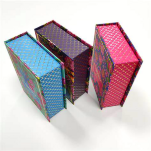 Wholesale Custom Packaging magnetic Closure Storage Hollow Vintage Quran Fake Book Shaped Gift Boxes For Decorative