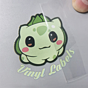 Custom Hot Sales Cheap Cute Cartoon Transfer Printing Sticker Custom Rub On Dry Transfer Decal Label Vinyl Transferable Sticker