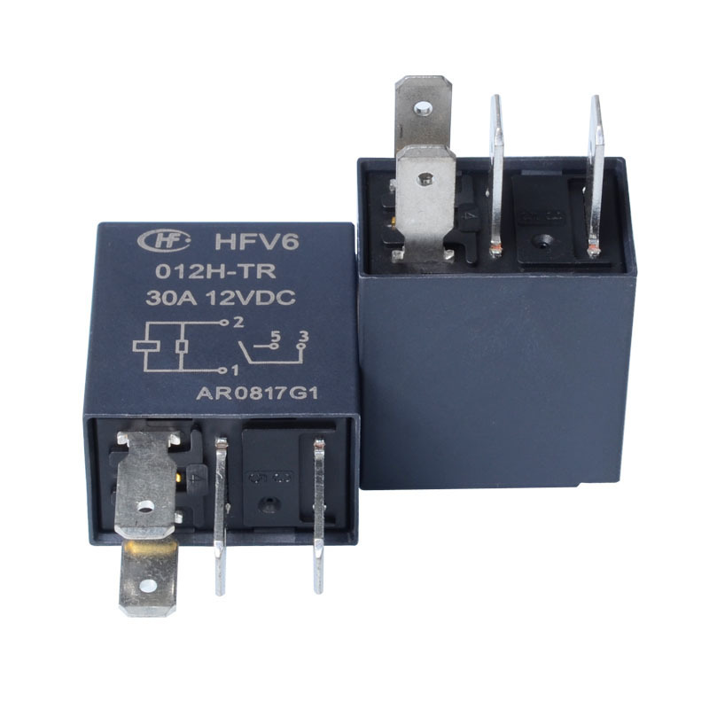 Hongfa car fan air conditioning relay HFV6 012H TR DC12V 30A 4PIN headlight horn car relay