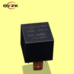 SPST Rating Load jqx 80 amp relay 12V 14VDC 4 Pins 1.6W Alternative To G8JR Heating Cooling Fan Control PCB Automotive Car Relay