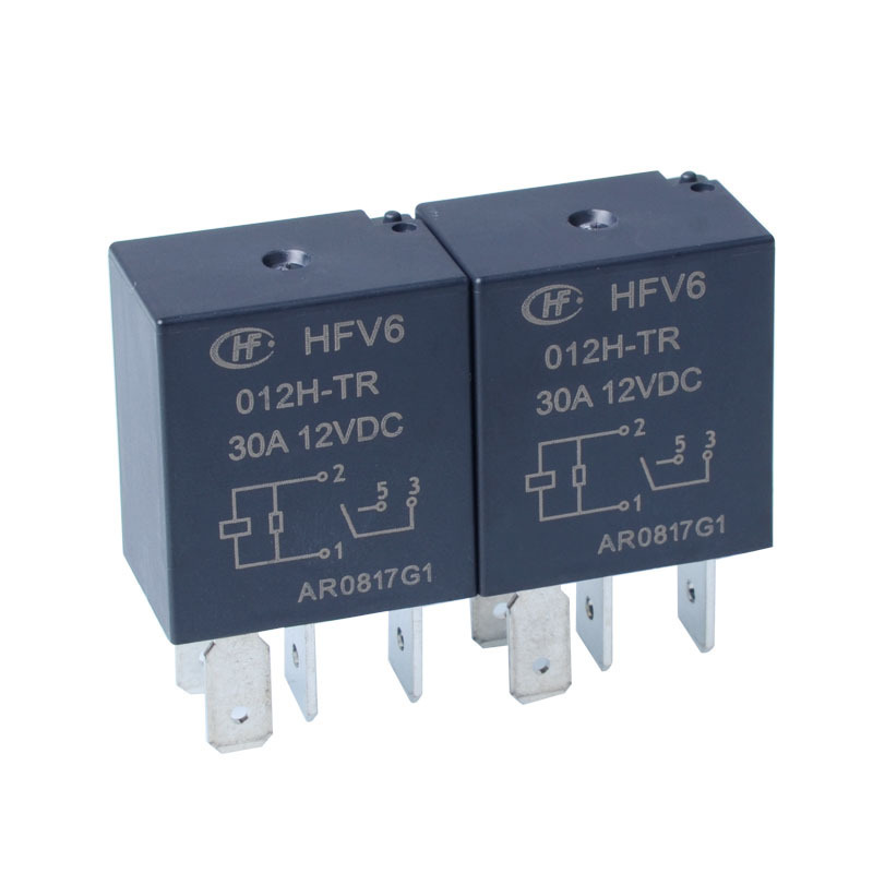 Hongfa car fan air conditioning relay HFV6 012H TR DC12V 30A 4PIN headlight horn car relay