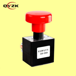 New product china supplier 250A Electric Emergency Stop Push Button Switch for electric forklift