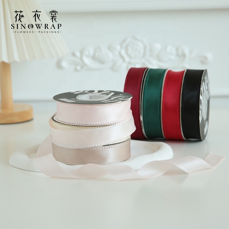 SINOWRAP New Valentine's  ribbons colorful lacy special flower shop gift flower packaging ribbon