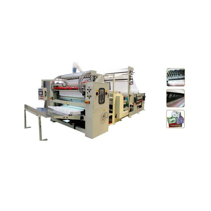 automatic facial tissue paper folding making machine