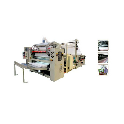 automatic facial tissue paper folding making machine