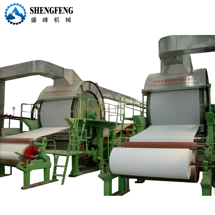 small 5 ton per day tissue paper mill making machine toilet paper jumbo rolls