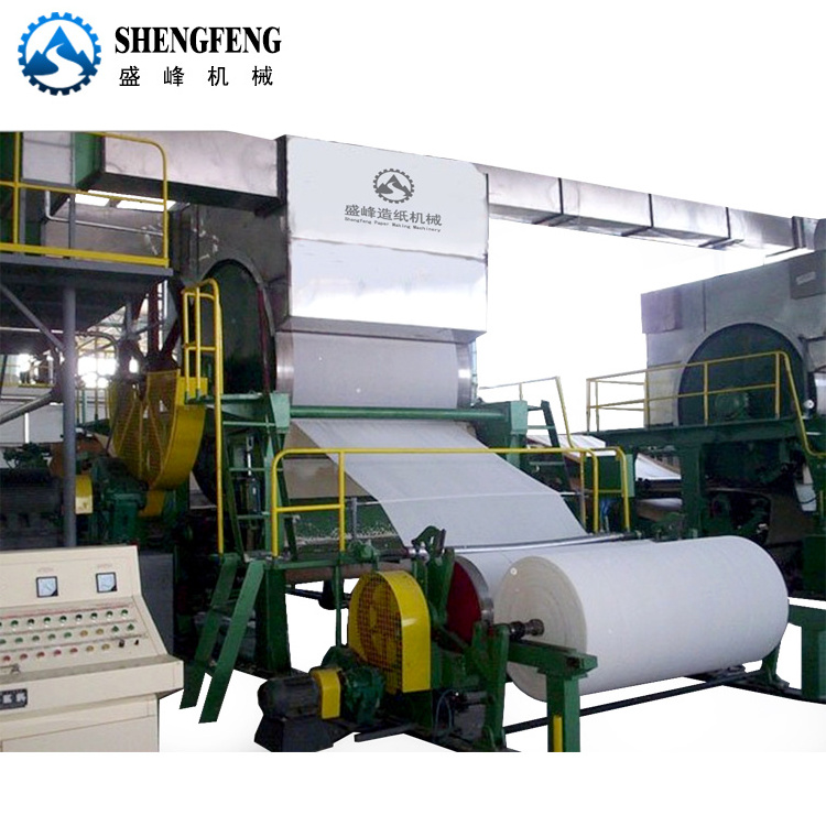 small 5 ton per day tissue paper mill making machine toilet paper jumbo rolls