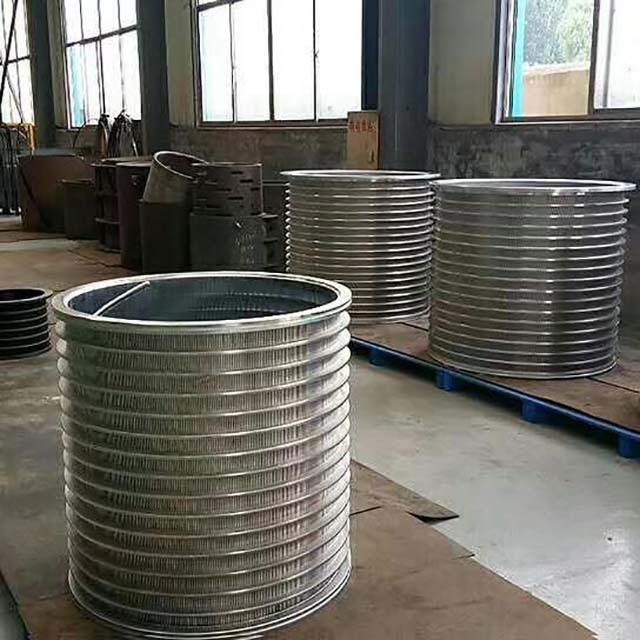 Stainless Steel Screen Basket Paper Mill Cleaning Equipment  price