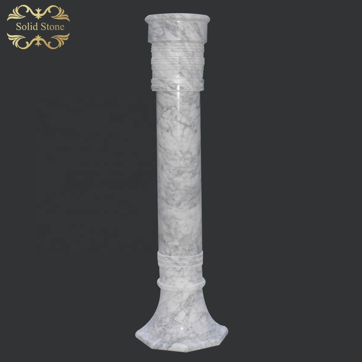 High skill hand carved classic design four seasons statue decorative granite column