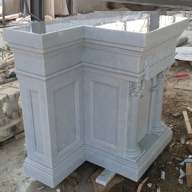 Best New Products unique design hand carved white marble altar The Last Supper home altar design