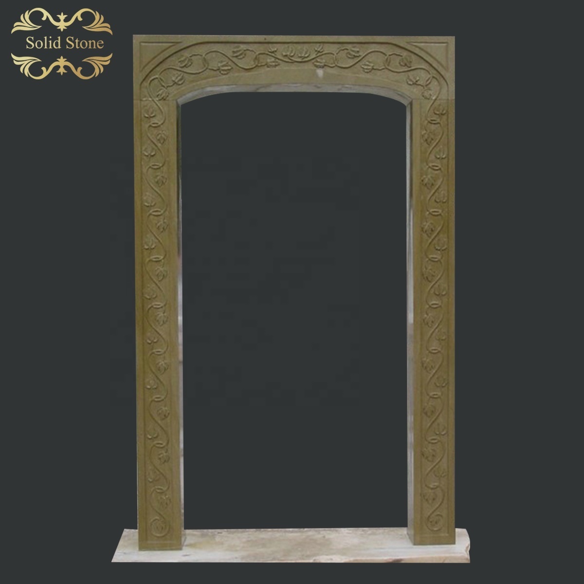 Factory direct supply carved exterior decoration Hand carved exquisite Unique design marble door frame