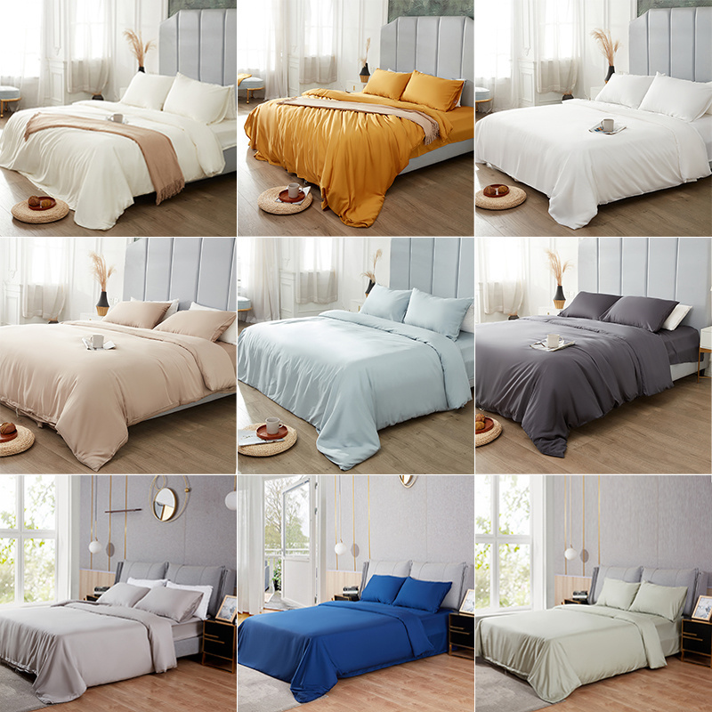 King Size Nature Set Duvet Cover Sets Bedding Wholesale Bed Bamboo Sheet Set