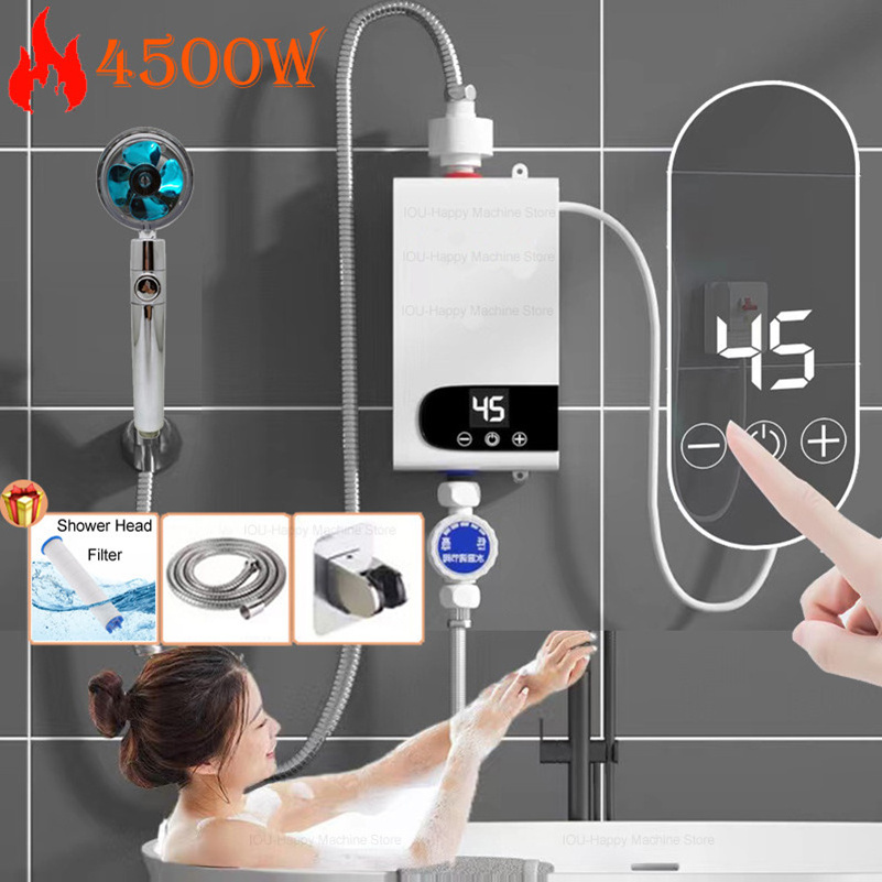 Electric Water Heater Battery Powered Portable Electric Water Heater Electric Faucet Water Heater