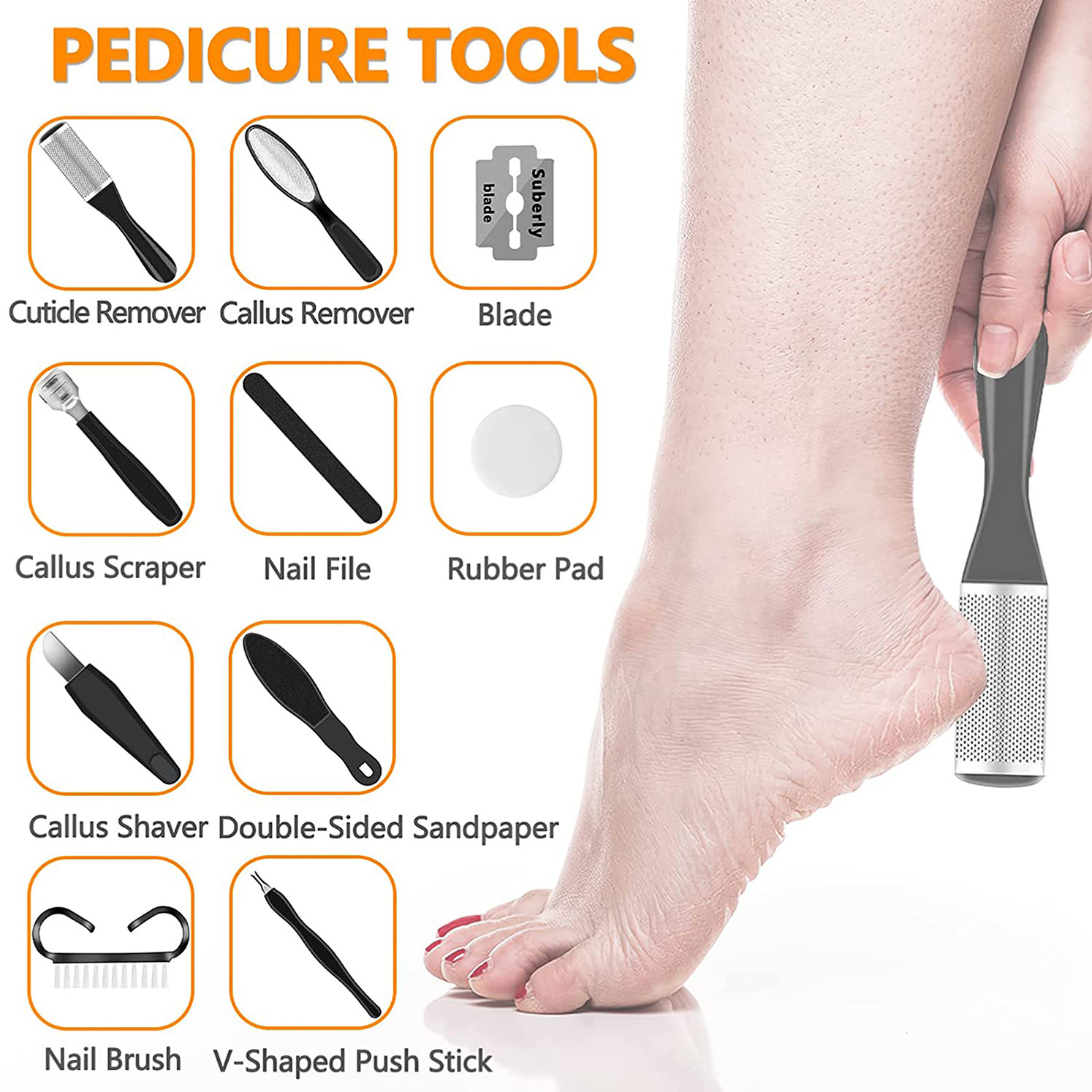 Electric Callus Remover Foot File Hard Skin RemoveFoot File Foot Grinder Foot File Feet Callus Remover