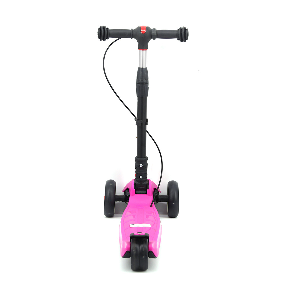 QIYI Kids Scooters 3 Wheel for Girls&Big Boys Toddlers, 4 Adjustable Height Flashing Wheels Scooter With Extra Wide Deck Safety