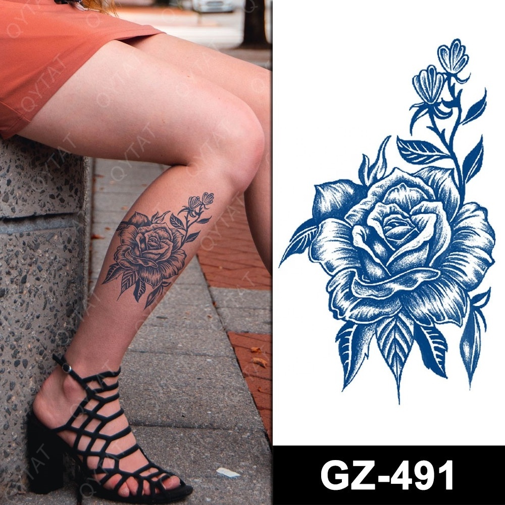 Sexy Body Art Long Lasting Temporary Waterproof Realistic Juice Based Semi Permanent Tattoo Genipa