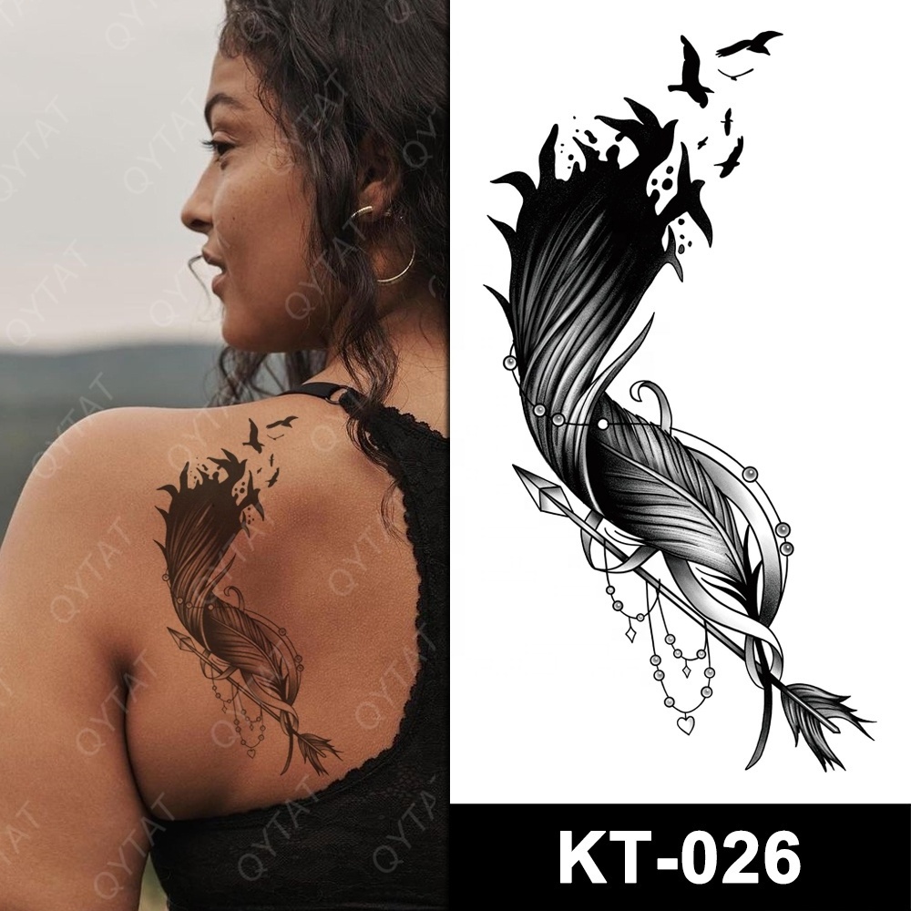 QYTAT Tattoo Factory High Quality More than 10000 Different Designs Sticker Tatoo Water Transfer Fake Wholesale Temporary Tattoo