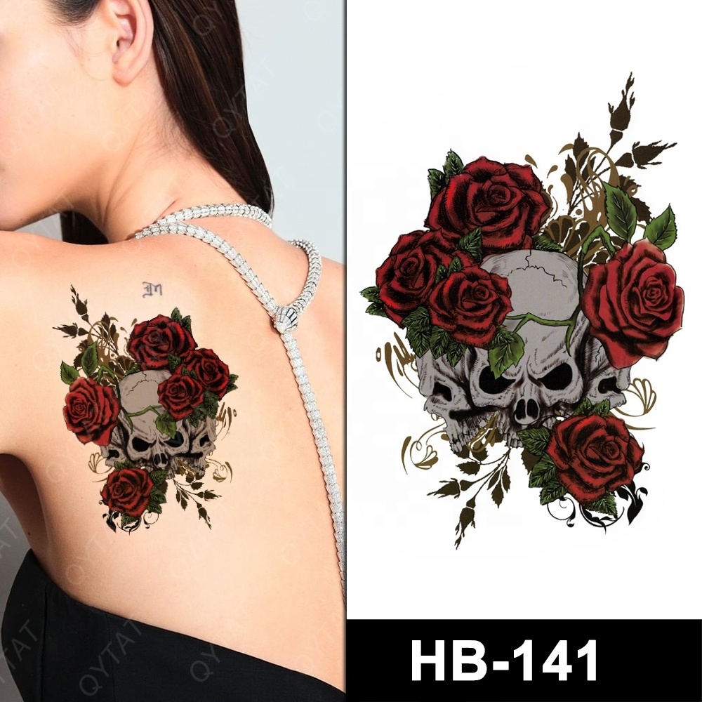 Wholesale Cool Designs Temporary Tatto/ Tatoo Horror Sticker Skeleton Tattoo